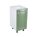 Corp inferior 40 cu 1 usa Zebra MDF verde dreptunghi
